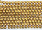 Gold Hematite Gemstone Beads, 8mm, Round